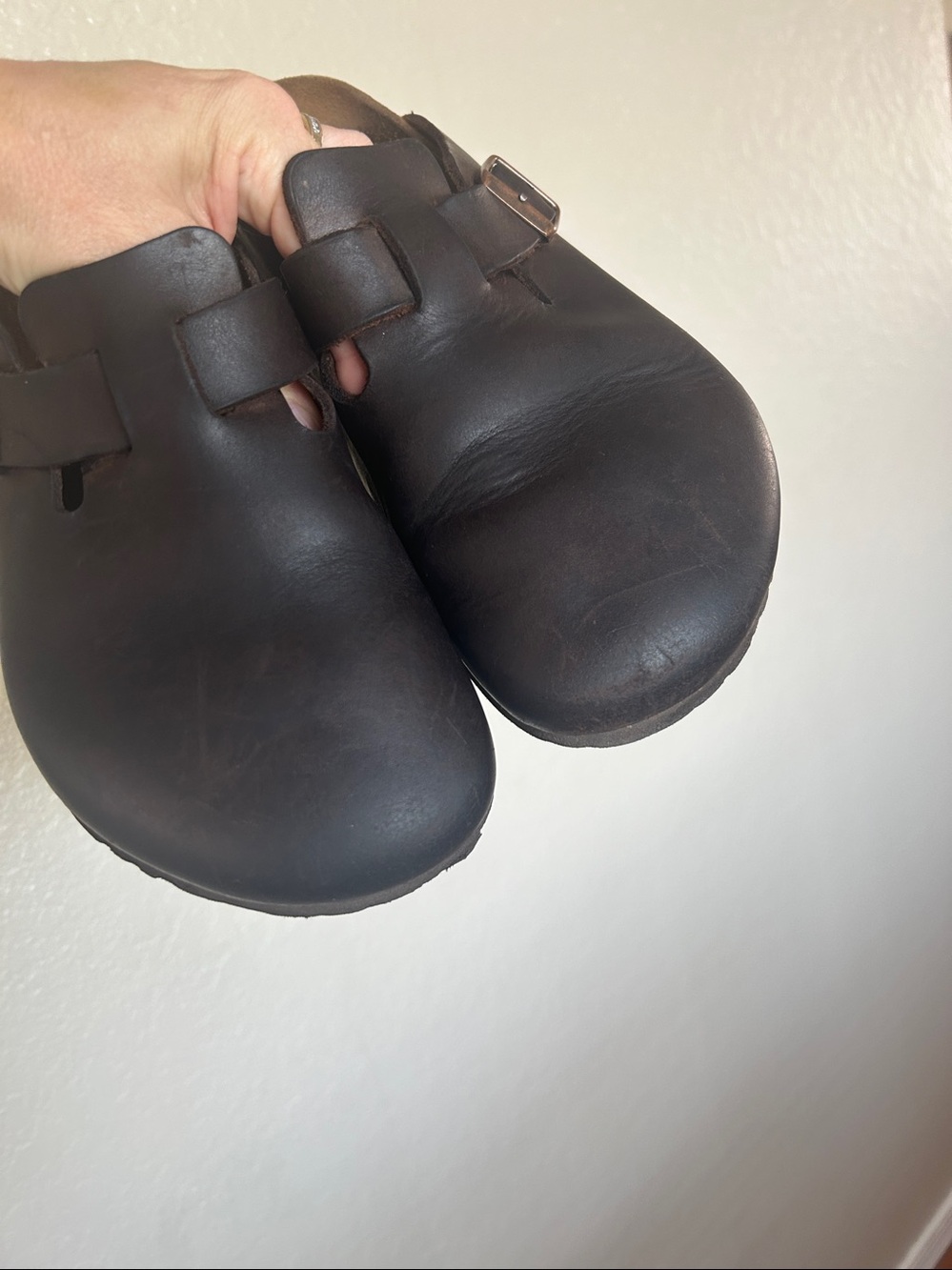 Birkenstocks Boston Brown Oiled Leather Size 39 - Picture 7 of 10